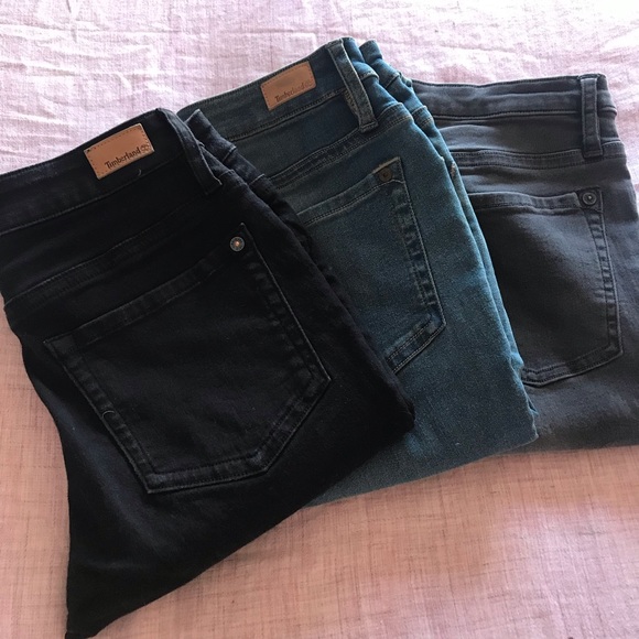 NWOT Timberland Crystal Lake Skinny Fit Jeans - Grey Wash - Picture 8 of 10